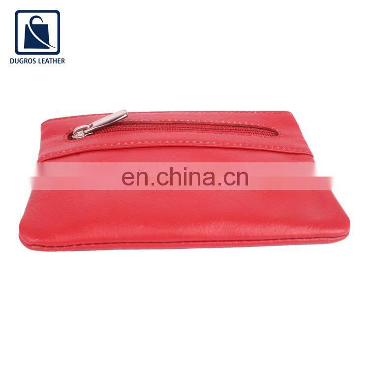 Nickle Fitting Matching Stitching Modern Design Luxury Pattern Genuine Leather Key Case at Reasonable Price