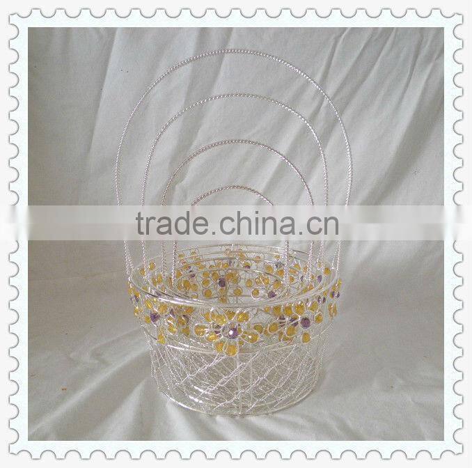 antique decorative iron wholesale wire baskets