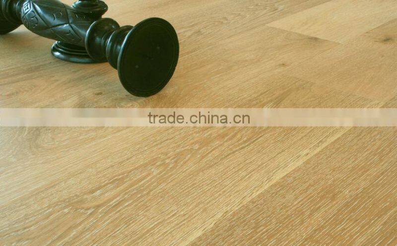 18mm,14mm,15mm UV lacquered Brushed Oak Engineered Wood Floor