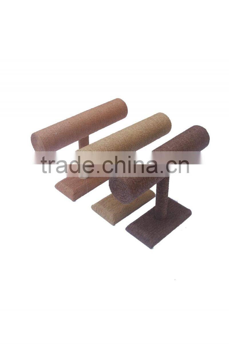 Pop popular clear acrylic bracelet and necklace t-bar display T-02