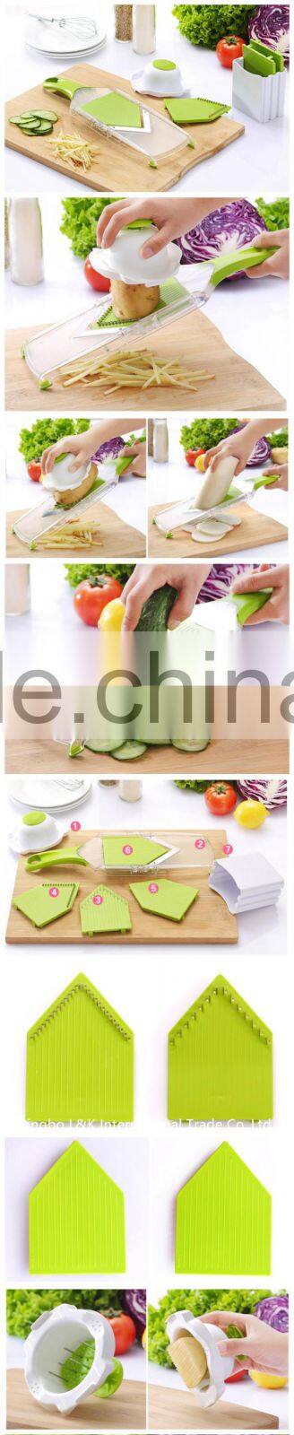 Multifunctional v slicer/vegetable slicer/grater