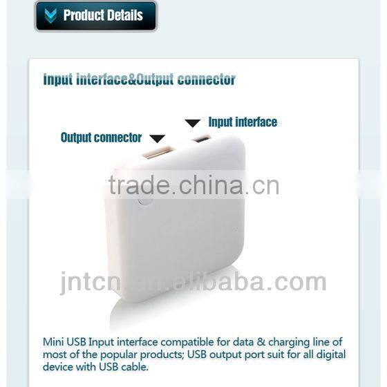 pocket emergency mobile phone power bank charger for Android phones with CE,RoHs MP004