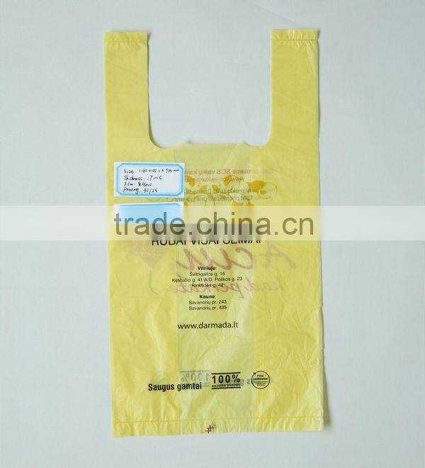 Cornstarch Biodegradable T-shirt Vest Bags Global Sells