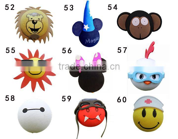 wholesale custom Bee shape Eva foam Antenna ball