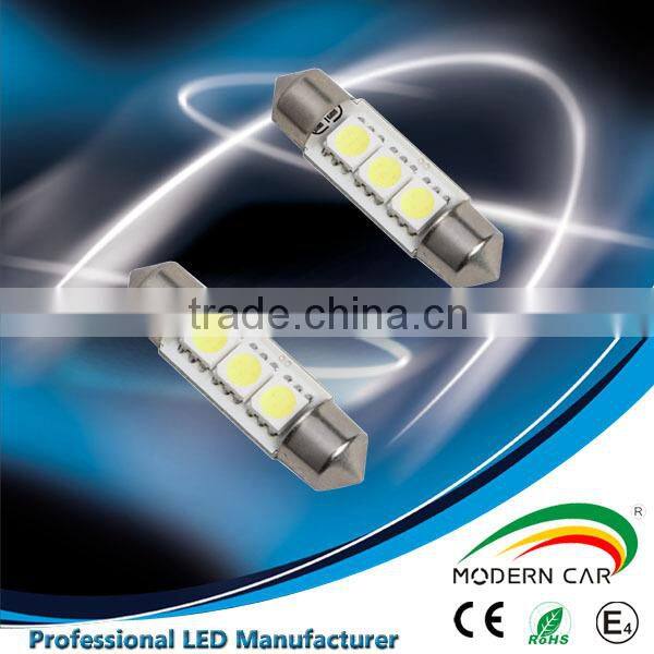 Factory supply Festoon T5 T10 S25 led bulbs 3 chips 5050 led smd module