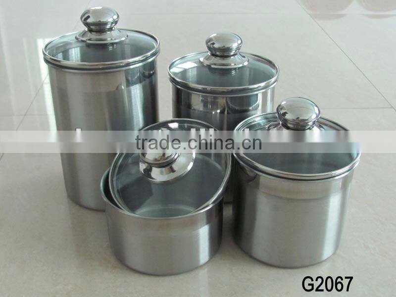 4pcs stainless steel sealed tank
