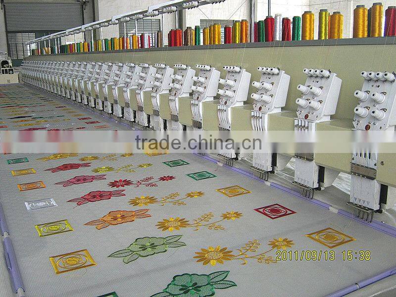 4needles 33heads computerized flat embroidery machine