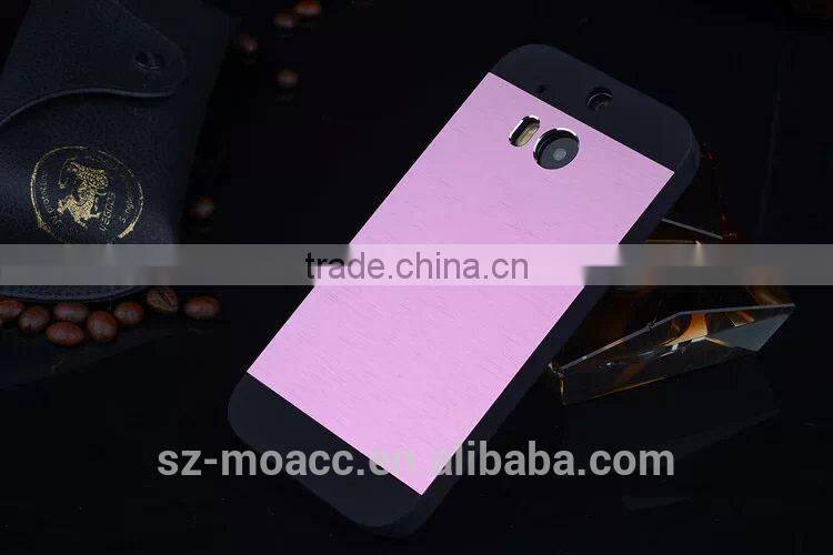 Wire drawing aluminum metal case for htc one m8