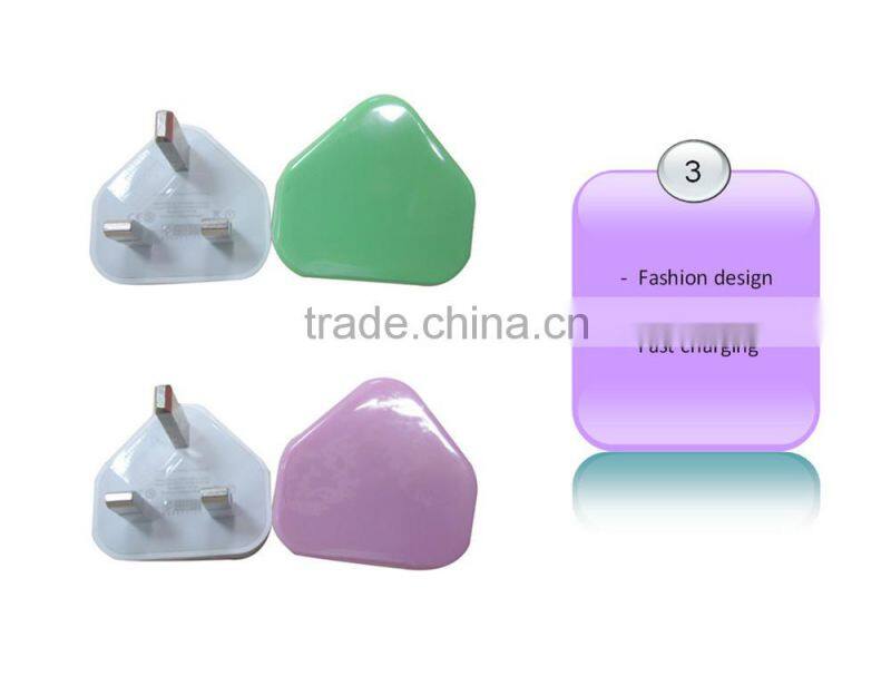 1000mA USB Travel Wall UK Charger Chargeurs de batterie