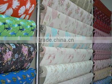 100% polyester pigment printing bed sheet fabric/ Printed Upholstery Fabric/brushed fabric