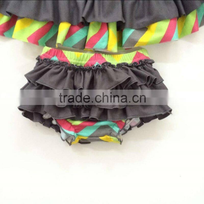 wholesale chevron easter children clothing set easter swing top set