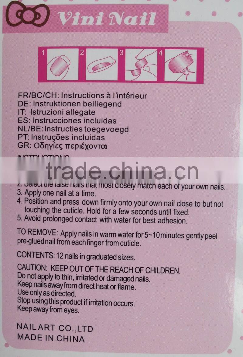 artificial fingernails/designed nail art tips,art nail