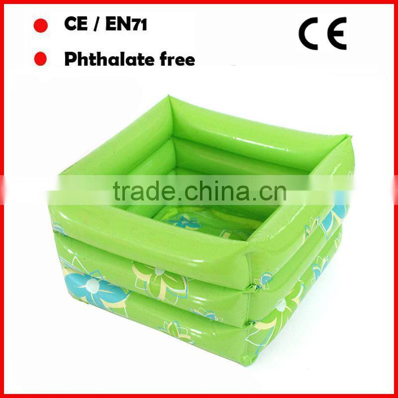 PVC inflatable foot bath / foot spa with logo for promtion