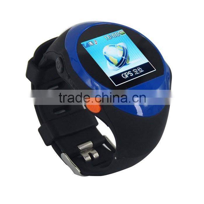 Kids GSM Cell Phone GPS SOS Tracker Wrist Watch with Alarm Clock MP3 MP4 Function