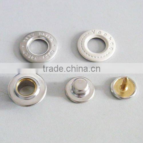 Metal snap button for jackets