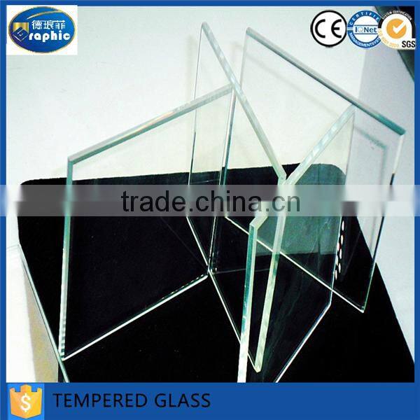 8mm thick chemical resistant tempered glass plate on sale