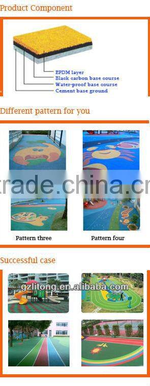 50*50*1.5 CM Outdoor Rubber Tiles Jun6i