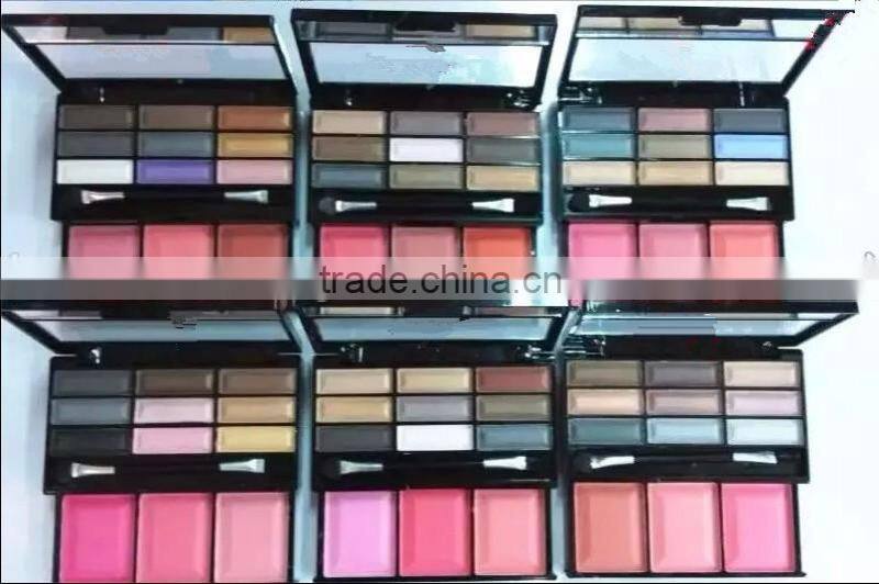 12 colors eye shadow+3 colors blushes professional eyeshadow palette