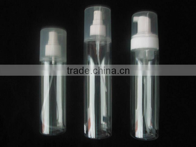 250ml cylinder sprayer bottle with overall cap