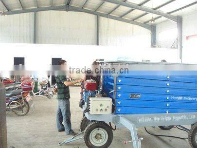 double power hydraulic scissor lift platform