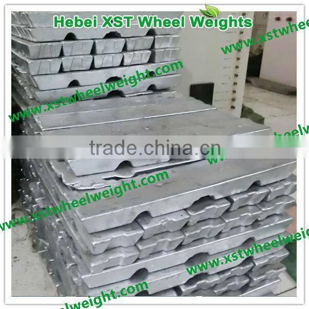 Zinc clip-on wheel weight
