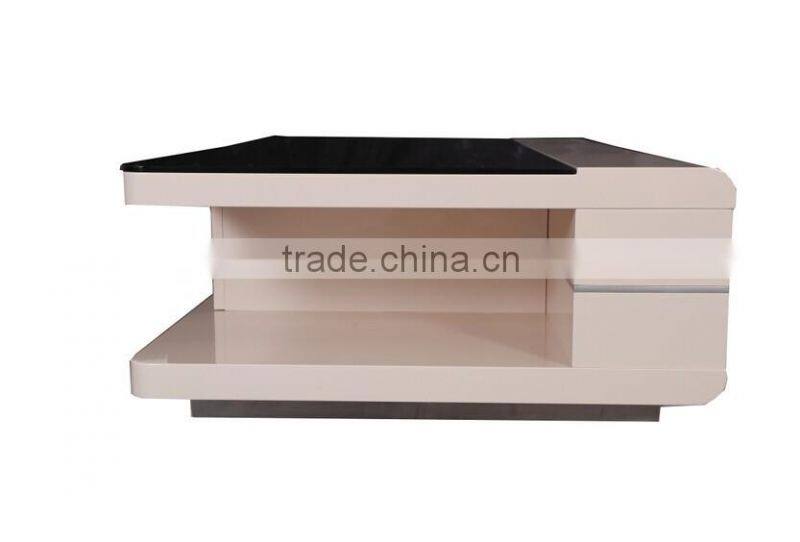 CJ218 China Made moden design for high gross piano bake in black coffee table