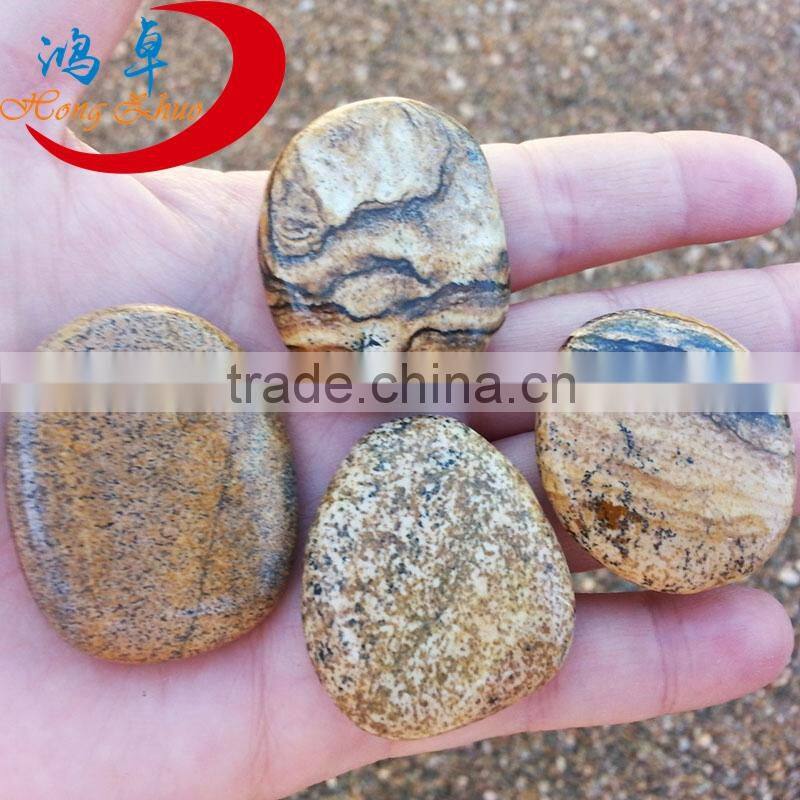 Beautifully carved and polished New Jade Palm Stone