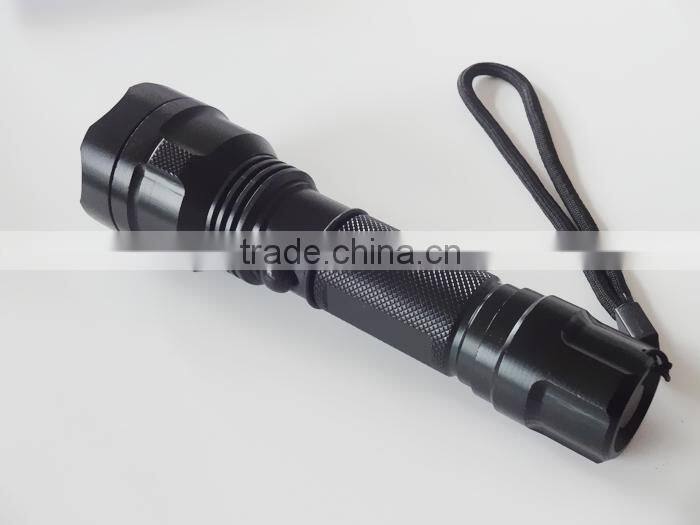 Onlystar GS-9074 aluminum adjustable focus rechargeable zoomable high beam torch light