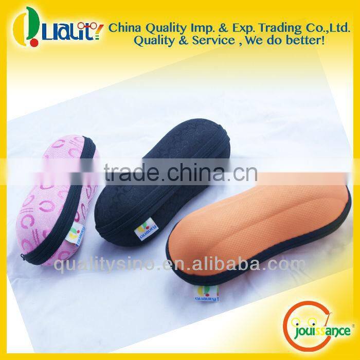 peanut shape eva glasses case eyeglasses cases eyewear small zipper eva case