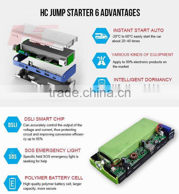 jump starter 12v mini battery booster 14000mah mini car jump starter car battery charger emergency car jumper starter