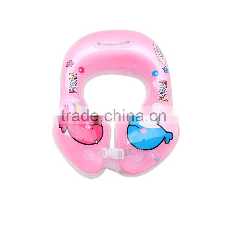 2016 inflatable baby float swim neck ring