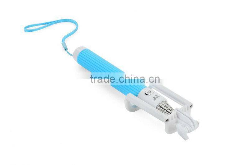 Fashionable mini monopod , wireless extendable portable mini camera tripod selfie stick
