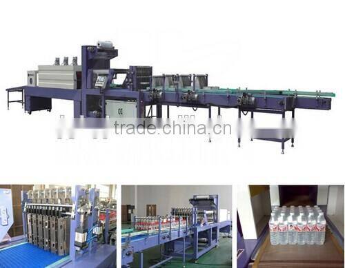 PE film shrink wrapping machine for bottle water plant