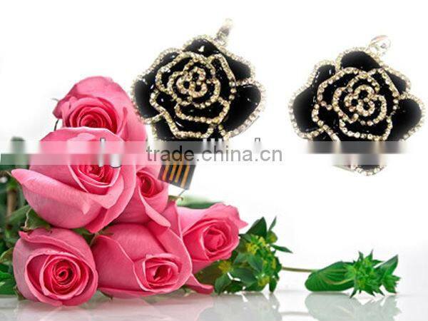 Beautiful Flower Shape USB,Funny Shape USB with Keychain