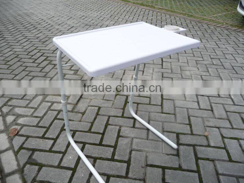 cheap price and good quality New design cup holder folding computer table