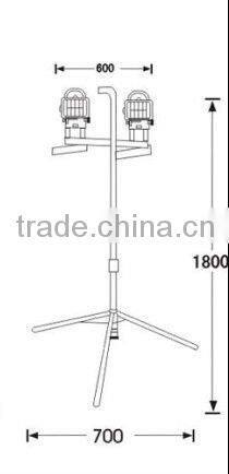 500*2W portable work light with stand,rechargeable