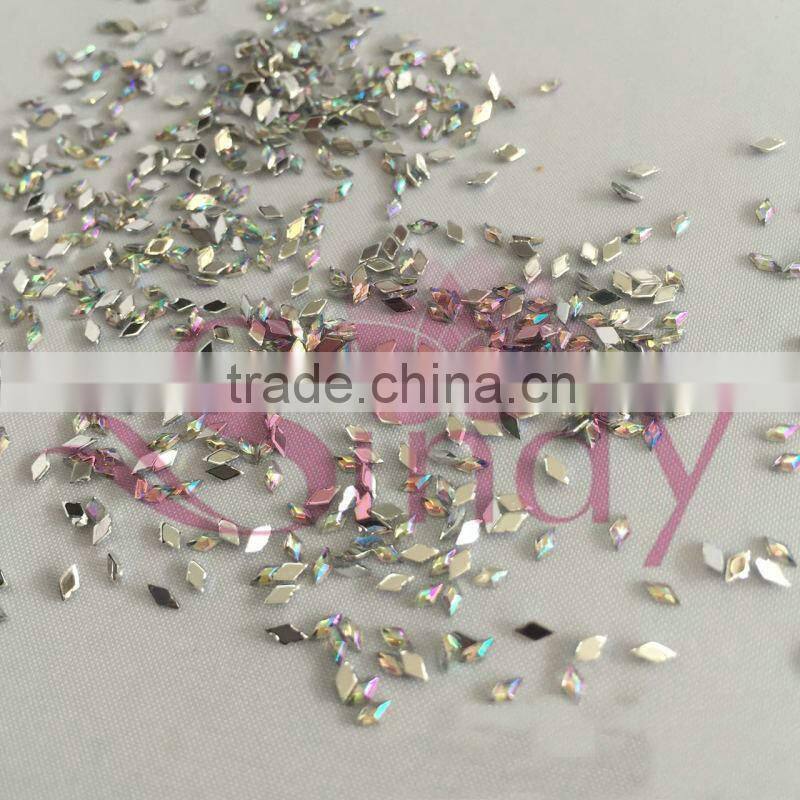 3D nail art wheel AB color special shape mini acrylic rhinestone nail art wheel ZX:AT07