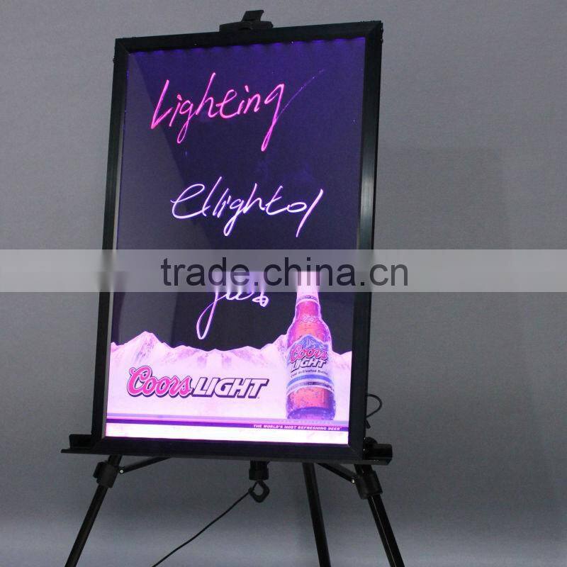 Mirror led writing board with high brightness wholesale