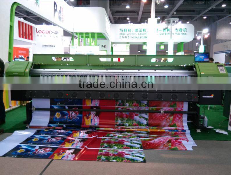 Inkjet printer 3.2m larger format eco solvent printer with 1440dpi