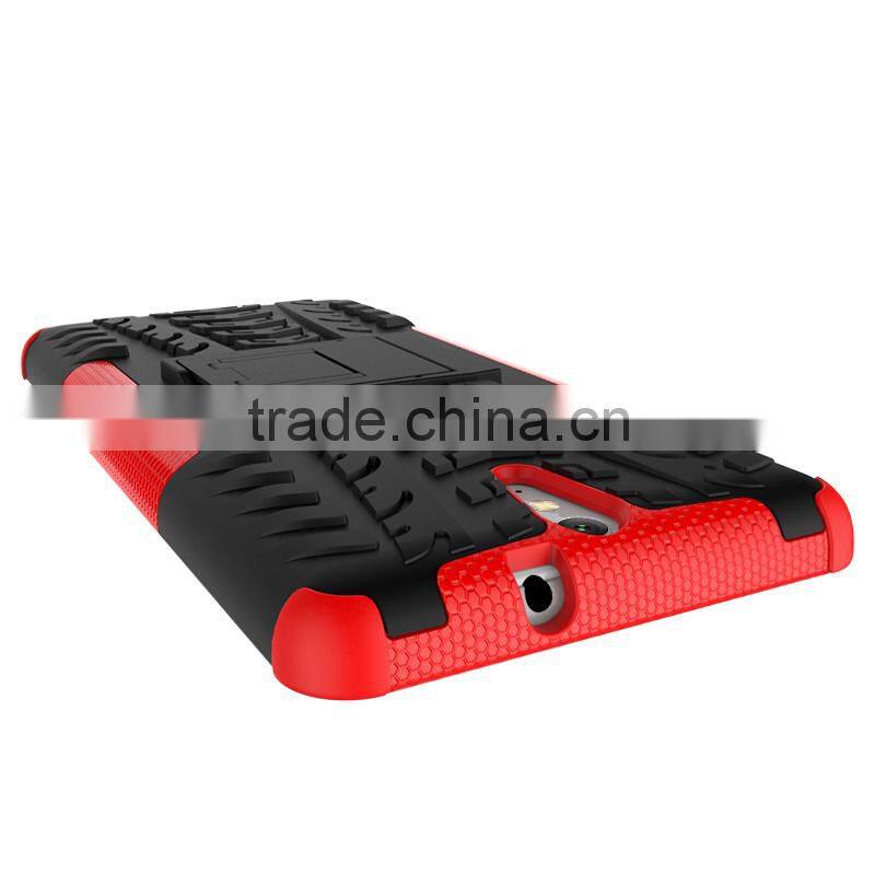 Hot selling Dual layers protective hybrid plastic case for Sony Xperia C5