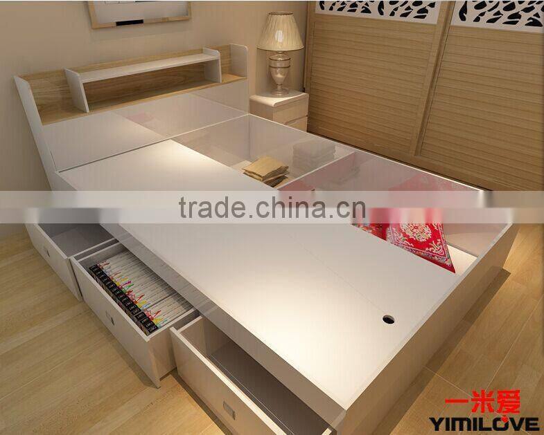 2015 High Quality cheap wooden bed for sale