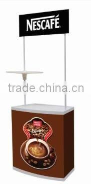 EZ fashion high quality and durable PVC exhibition promotion table