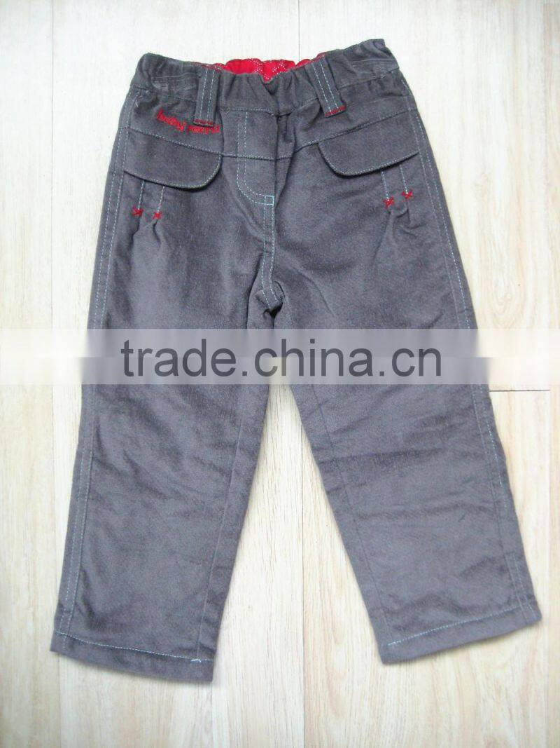 lastest designed kids plaid pants baby boys pants