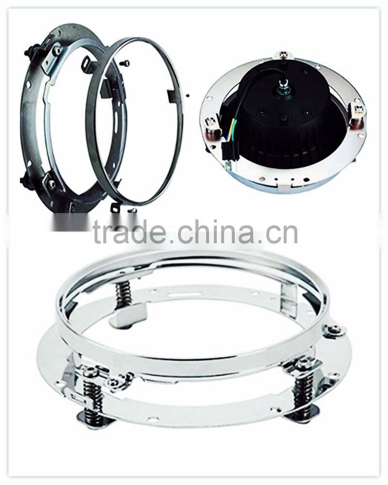 Mounting Bracket Ring 7 Inch Round Mount Brackets Motorcycle Adapter for Harley Davidso-n 7" LED Headlight