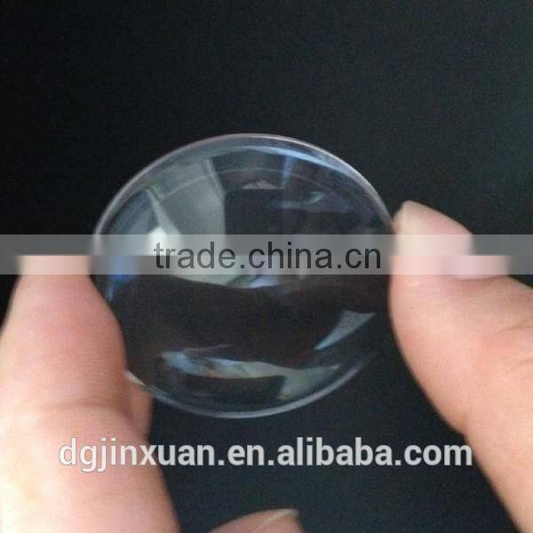 High quality optical acrylic google cardboard biconvex lens 37mm diameter