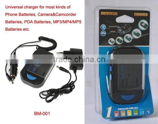 Wholesale BM-001 Universal Camera Battery Charger For Sony Canon Cheap Price