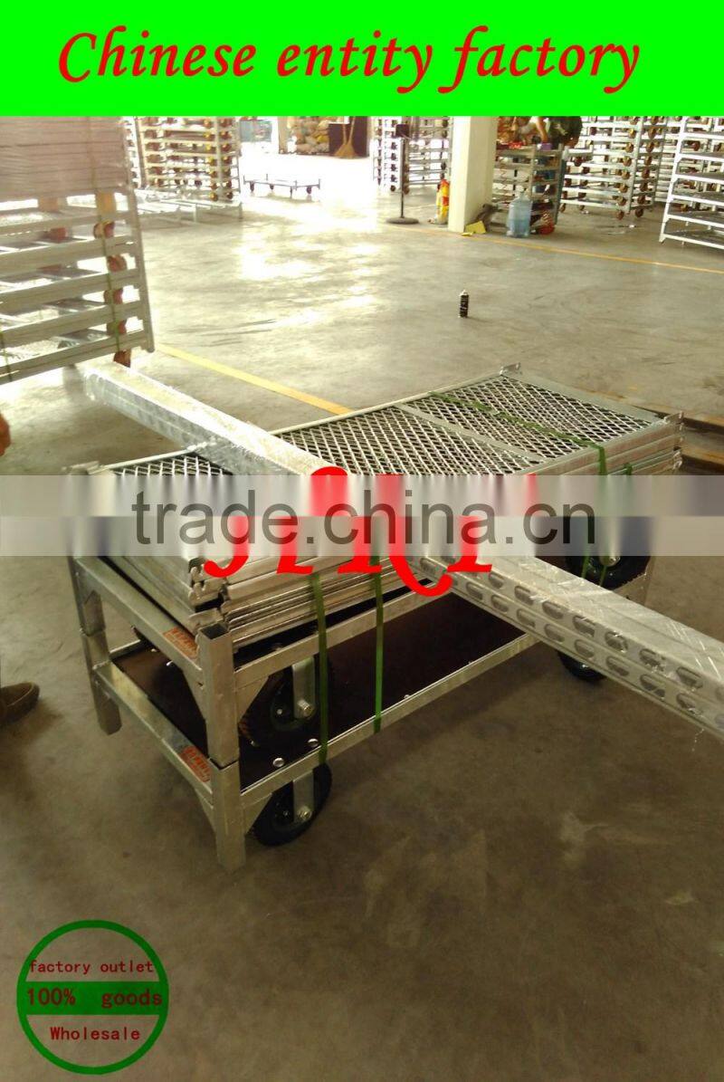 Hot Sales Display Netherlands Danish Flower Trolley lowers transporter four-wheel flower carts for sale