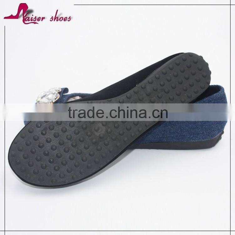 SSK16-261 Wholesale Casual Flat Women Shoes new design plain women shoes
