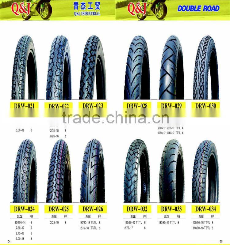 Factory supply high quality motorcycle tyre 80 / 90 - 14 with cheap price