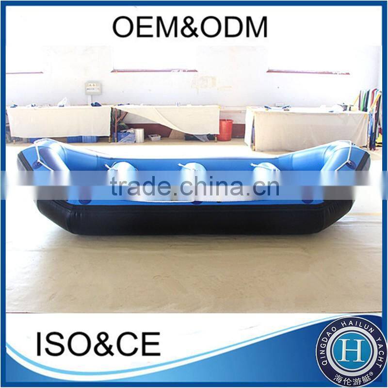Hot sale 8 person self bailing hypalon whitewater rafting boat made in China
